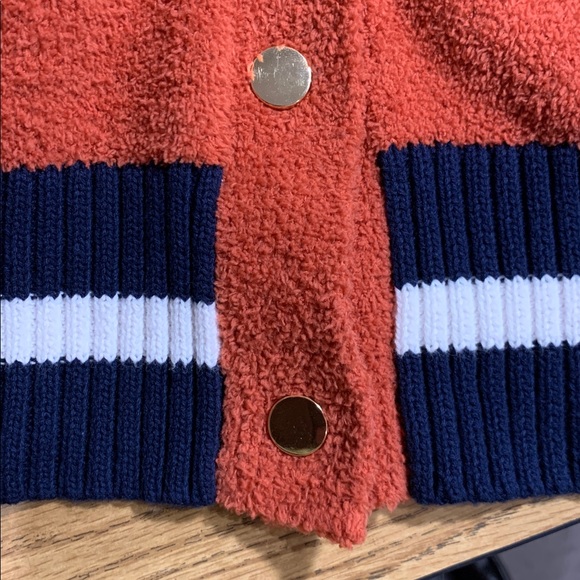 Anthropologie Striped Button Sweater size small 🧡🧡🧡🧡🧡🧡🧡🧡🧡🧡 - Picture 4 of 10